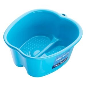 Mantello Extra Large Foot Bath in blue for comfortable warm foot soaks as part of a home care routine for mild paronychia affecting the toes.